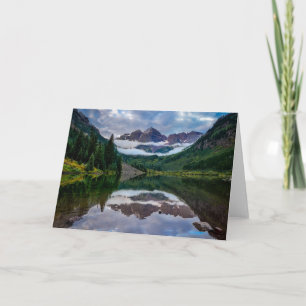 Cartão Maroon Bells