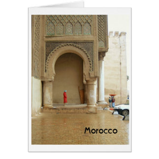 Cartão Marrakech Palace Marrocos