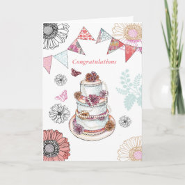 Cartão Marriage greeting card