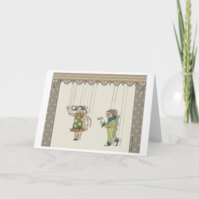 Cartão Marrionettes - Para Você (Frente)