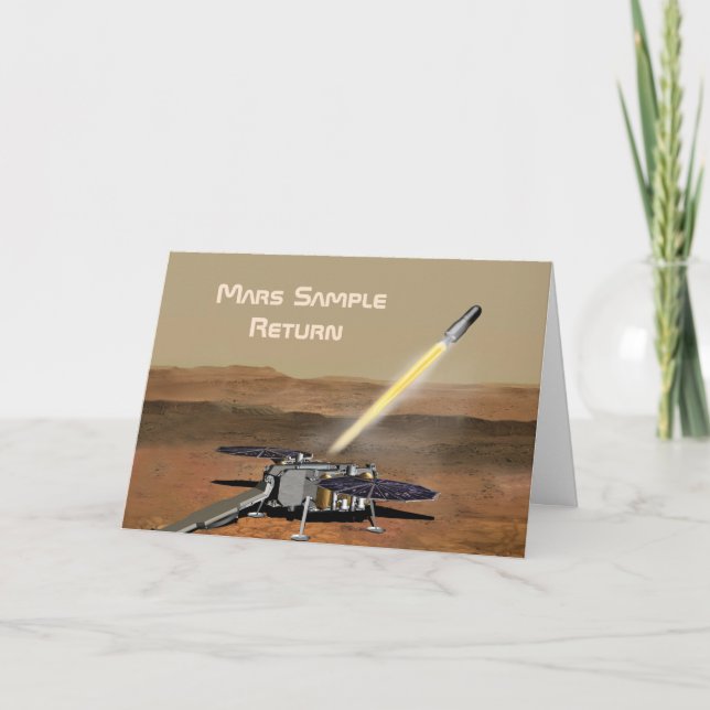 Cartão Mars Sample Return Mission (Frente)