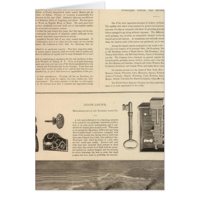 Cartão Marshall e Wendell, Fabricantes (Frente)