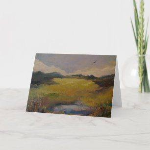 Cartão Marshland Fine Art Greeting Card