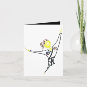 Cartão Martial arts birthday card