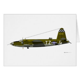Cartão Martin B- 26 Marauder