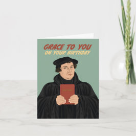 Cartão Martin Luther Grace Para Você Aniversário