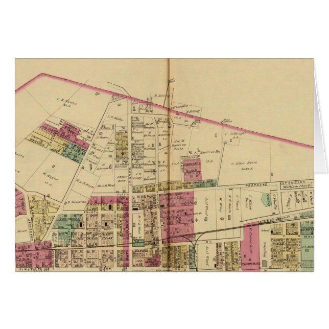 Cartão Martin's Ferry (Frente Horizontal)