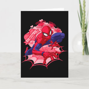 Cartão Marvel Homem-Aranha Encontra o Dia dos Namorados 