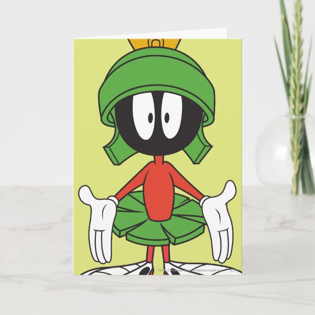 Cartão MARVIN, MARTIAN™ Confuso (Frente)