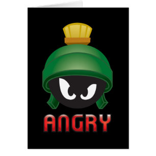 Cartão MARVIN O MARSIANO™ Emoji Zangado