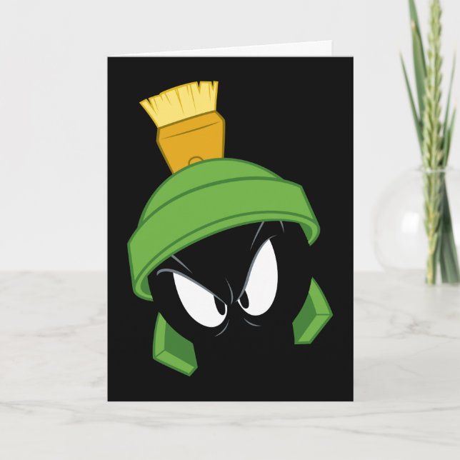 Cartão MARVIN, O MARTIAN™ Angry Face (Frente)