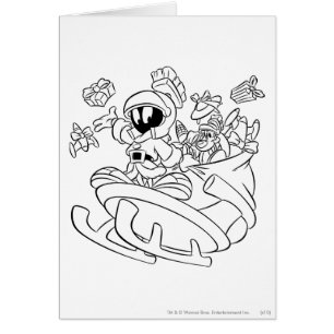 Cartão MARVIN, O MARTIAN™, com Brinquedos
