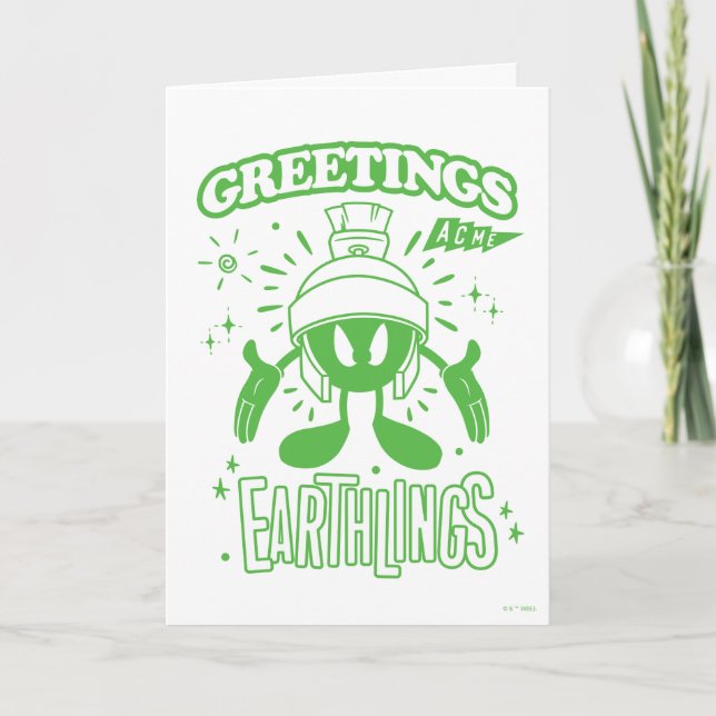 CARTÃO MARVINA RETRO SÃ DO MARTIAN™ (Frente)