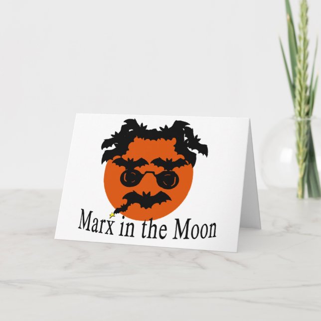 CARTÃO MARX NA LUA (Frente)