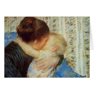 Cartão Mary Cassatt: Mãe e criança