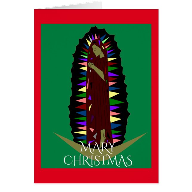 Cartão Mary Christmas (Frente)