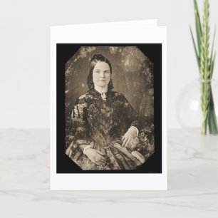 Cartão Mary Todd Lincoln Daguerreotype 1846