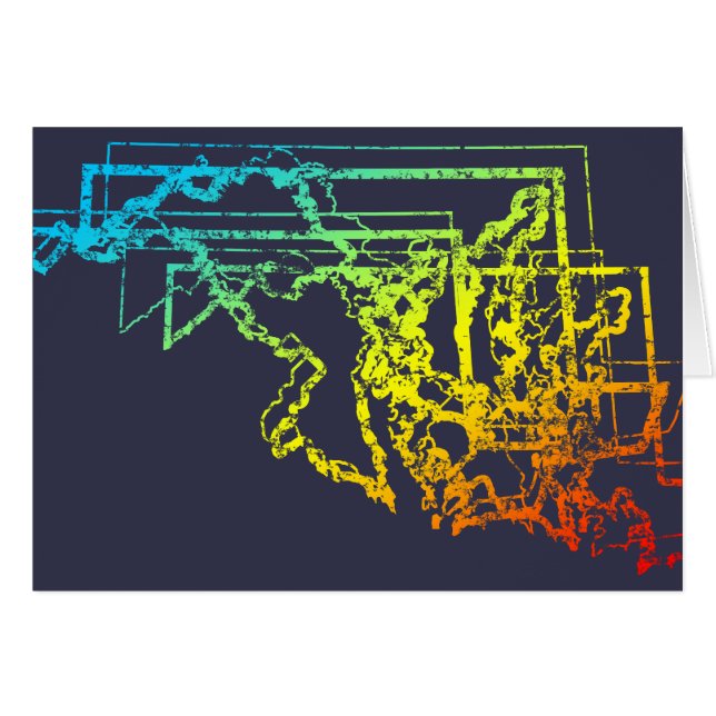 Cartão maryland chill blur (Frente horizontal)