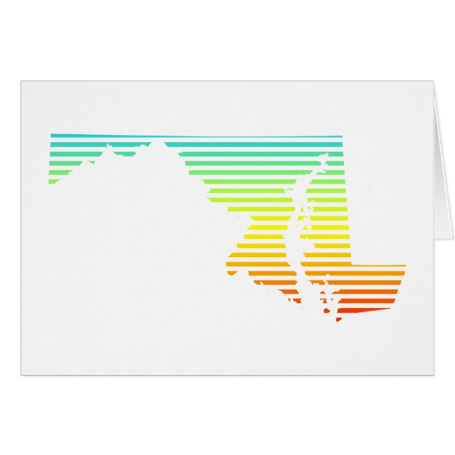 Cartão maryland chill fade (Frente horizontal)