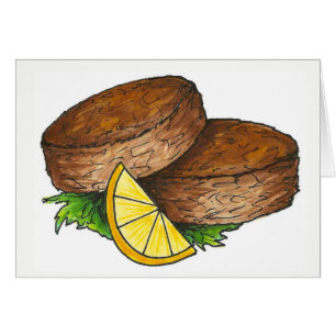 Cartão Maryland Crab Cakes c/ Lemon Seafood