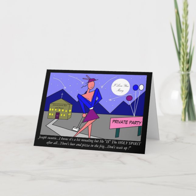 Cartão Mary's Night Out (Frente)