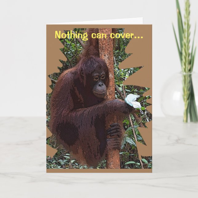 Cartão Máscara de amor (Frente)