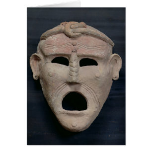 Cartão Máscara de charme punic, século 3 a.C.