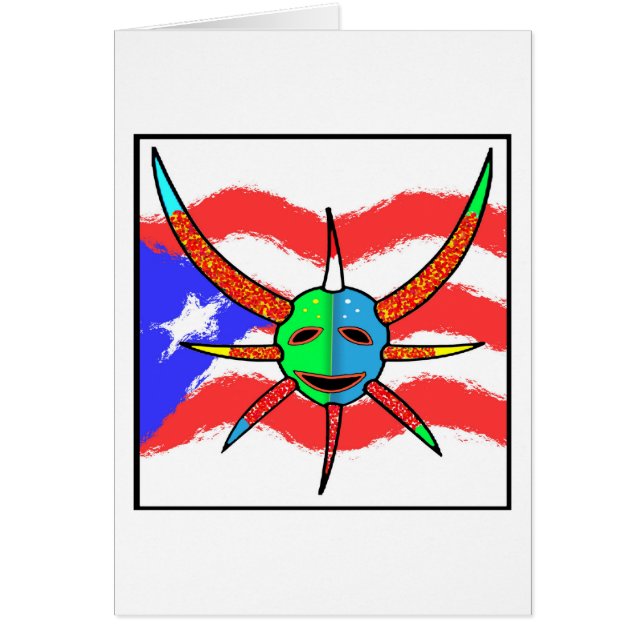 Cartão máscara de vejigante (Frente)