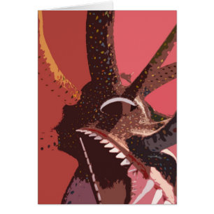 Cartão Máscara de Vejigante de Puerto Rico