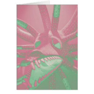 Cartão Máscara de Vejigante de Puerto Rico