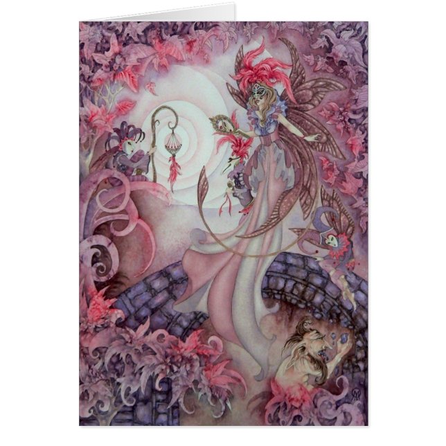 Cartão Mascarada da meia-noite (Frente)