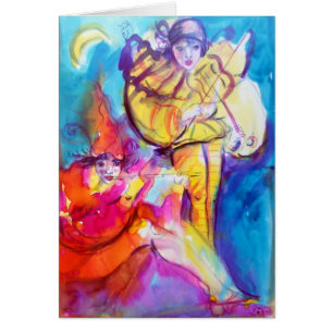 CARTÃO MASCARADA VENETIANO/NOTURNO MUSICAL