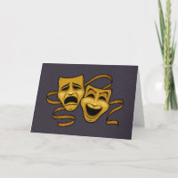 Máscaras Dourados do teatro da comédia e da