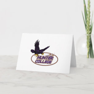 Cartão Mascote do Hunter College Hawks