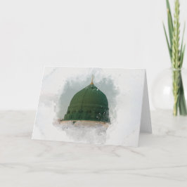 Cartão Masjid An-Nabawi - Ilustração de aquawi Islâmica P