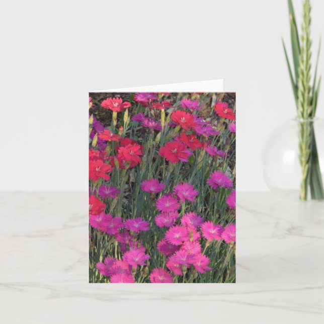 CARTÃO MASSA DE ROSA E FLORES VERMELHAS (Frente)