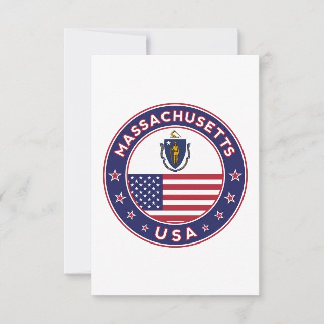 Cartão Massachusetts (Frente)