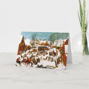 Cartão Massacre of the Innocents by Pieter Bruegel