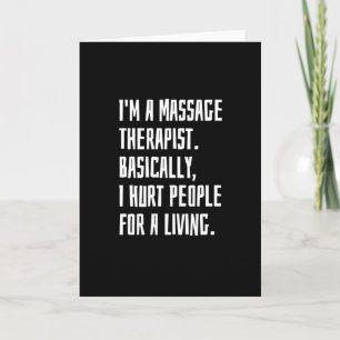 Cartão Massage Therapist