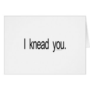 Cartão Massagem - eu amasso-o