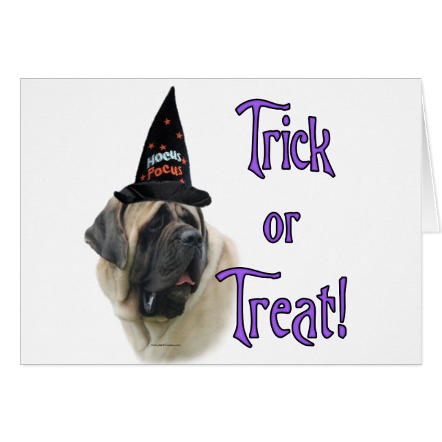 Cartão Mastiff (afundamento) Trick (Frente Horizontal)