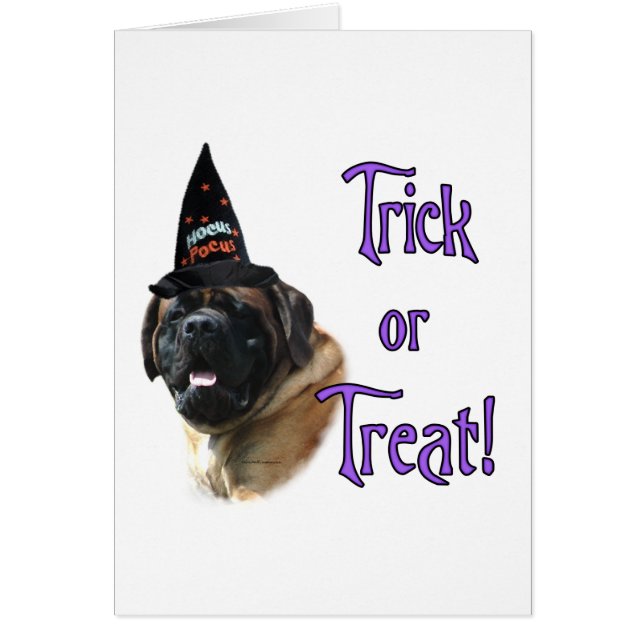 Cartão Mastiff (damasco) (Frente)