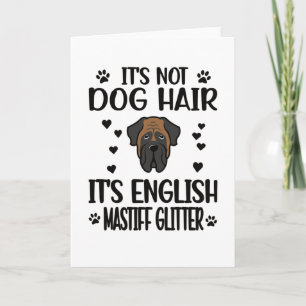 Cartão Mastiff Inglês Mastiff Mãe Pai