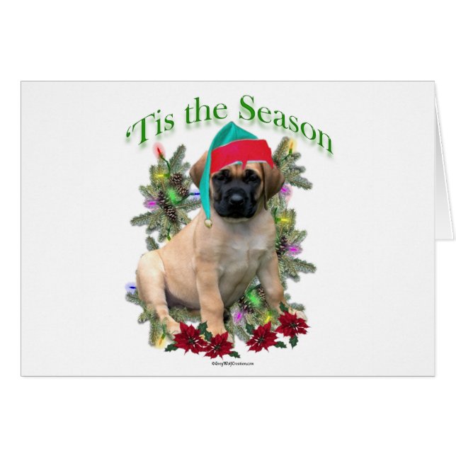 Cartão Mastiff "Tis (Frente Horizontal)