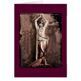 Cartão Mata Hari Belly Dancer Costume