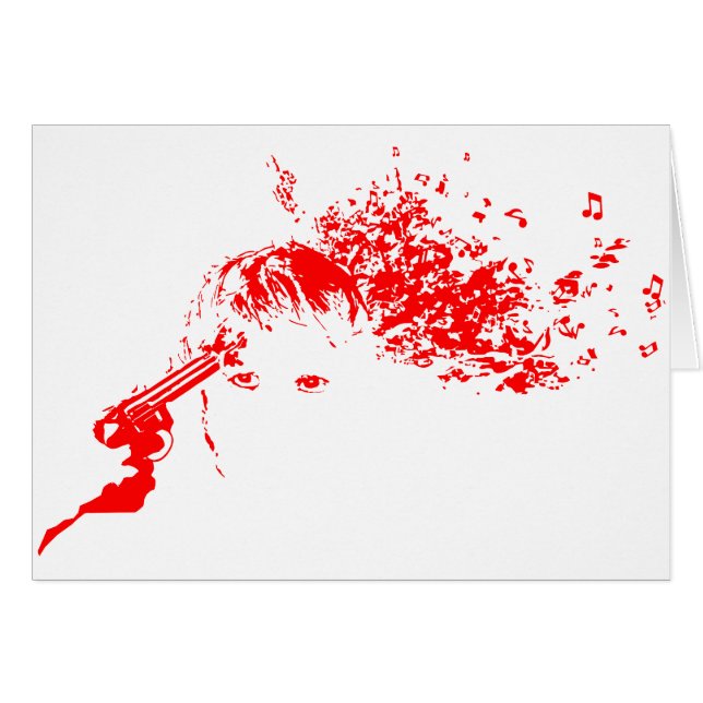 Cartão matando-me suavemente (Frente Horizontal)