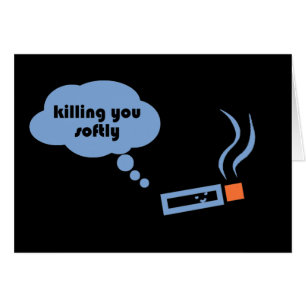 Cartão Matando o macia