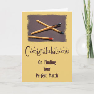 Cartão Matches: Congrats on Finding Your Perfect Match
