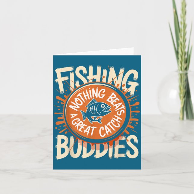 Cartão Matching Fishing Buddies Team Fisherman Friends Ch (Frente)
