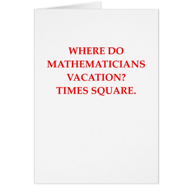 CARTÃO MATEMÁTICA (Frente)